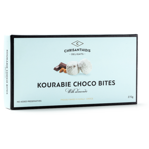 KOURABIE CHOCO BITES WITH ALMONDS 270G