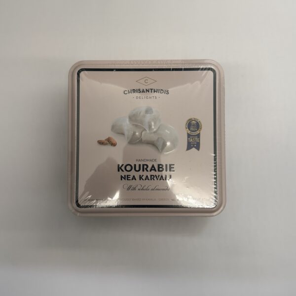 KOURABIE WITH WHOLE ALMONDS METAL BOX 450G